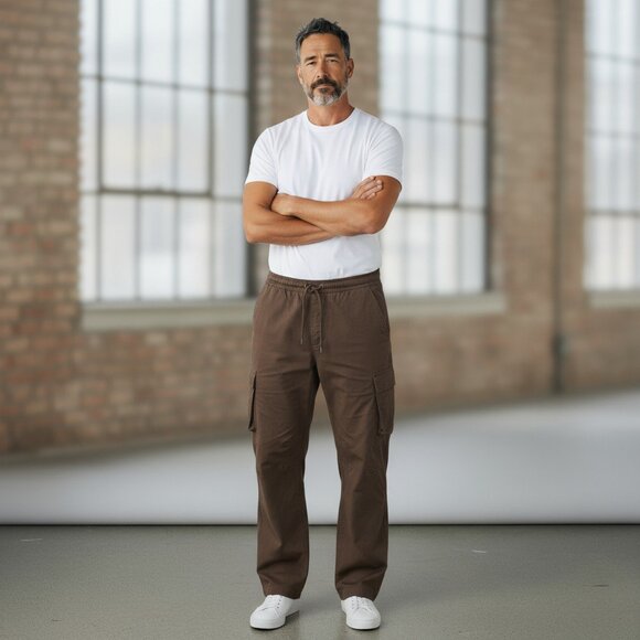 MODE OF ONE Men's Pull-on Cargo Pants, Created For Macy's. NWT! Size XXL - Picture 6 of 7